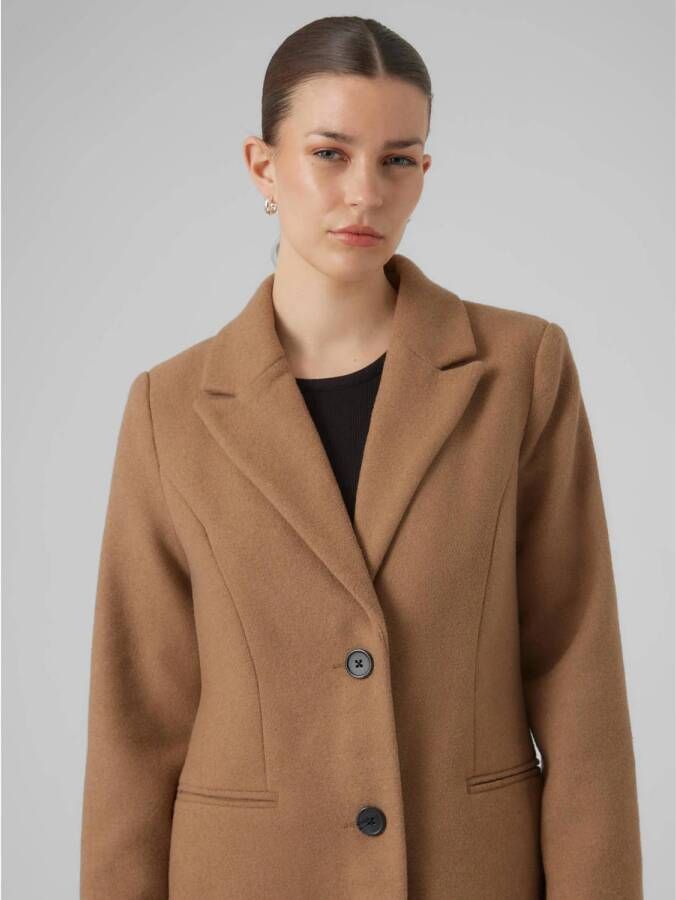 Vero Moda Outdoor Lange jas met reverskraag model 'BLAZA'