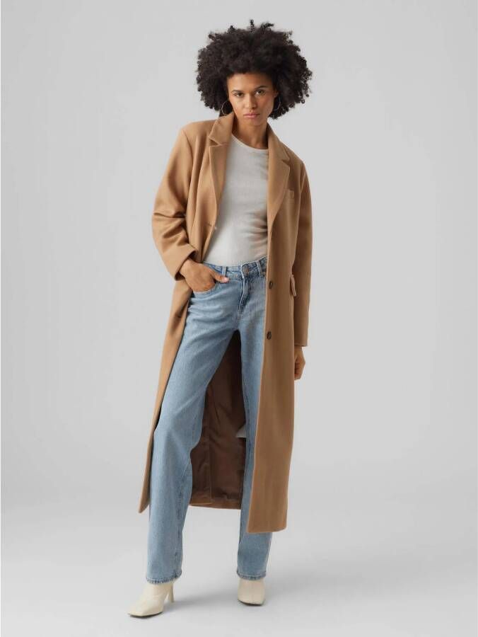 Vero Moda Outdoor Lange jas met loopsplit aan de achterkant model 'VINCEMILAN'