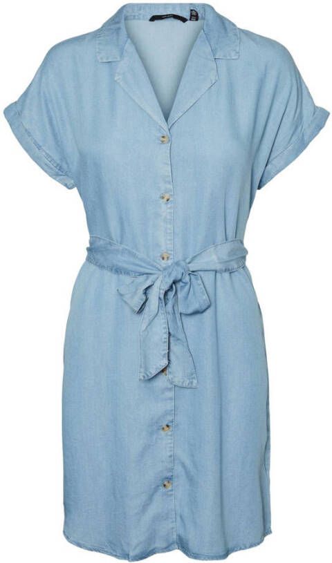 Vero Moda Jeansjurk VMTARA SS SHORT SHIRT DRESS
