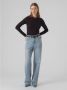 Vero Moda Shirt met staande kraag VMROSA LS HIGHNECK TOP JRS NOOS - Thumbnail 1
