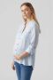 VERO MODA MATERNITY gestreepte zwangerschapsblouse VMMBUMPY lichtblauw - Thumbnail 1
