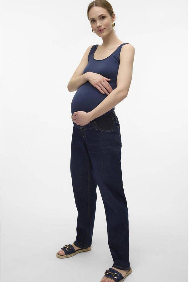 VERO MODA MATERNITY low waist zwangerschaps loose jeans VMMZOA medium blue denim XXL - Foto 3