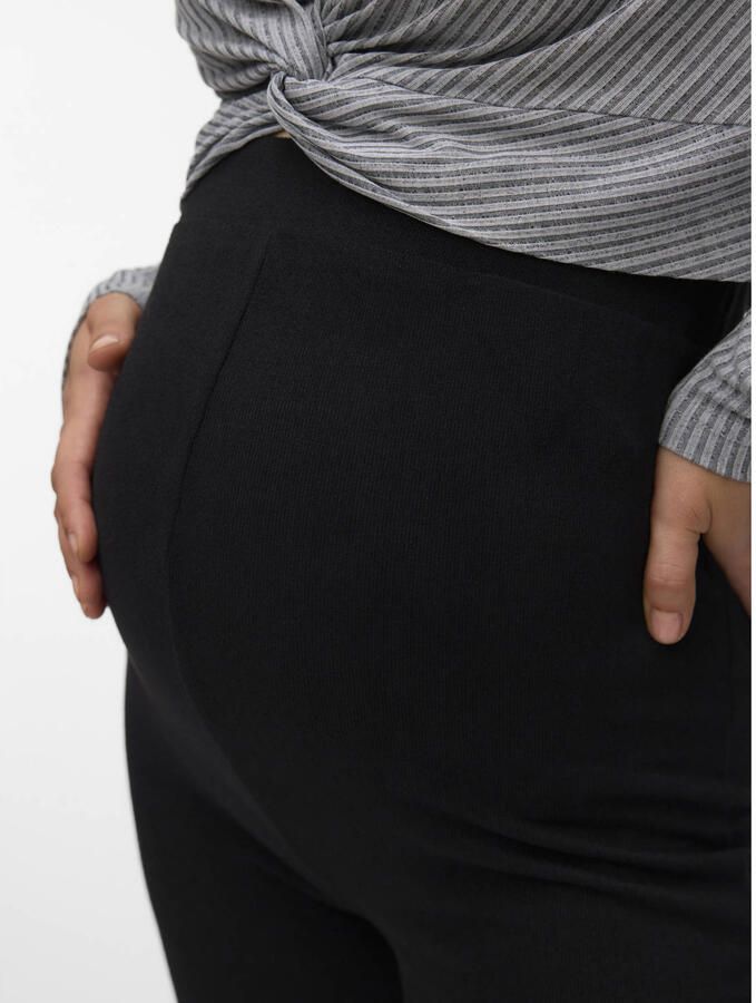 VERO MODA MATERNITY regular high waist zwangerschaps casual broek zwart Dames Polyester maat L - Foto 2