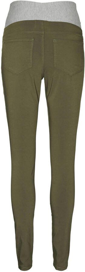 VERO MODA MATERNITY skinny zwangerschapstregging VMMELVA groen - Foto 3