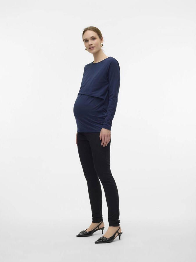 VERO MODA MATERNITY skinny zwangerschapstregging VMMELVA zwart Broek Dames Viscose XXL - Foto 2