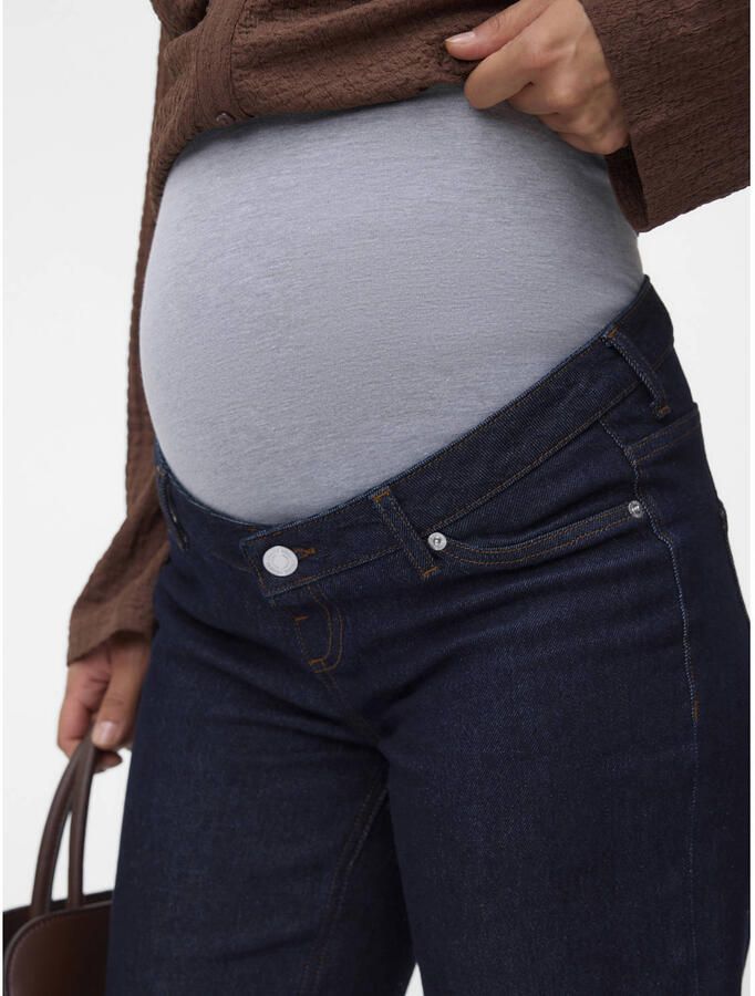 VERO MODA MATERNITY VMMTESSA zwangerschaps wide leg jeans donkerblauw - Foto 2