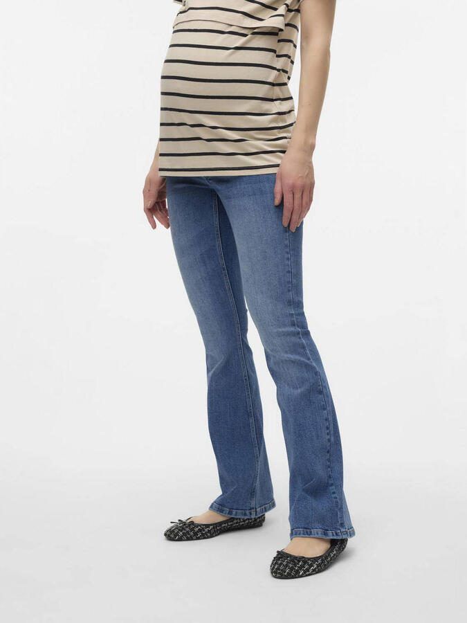VERO MODA MATERNITY zwangerschaps flared jeans VMMSIGI medium blue denim - Foto 2