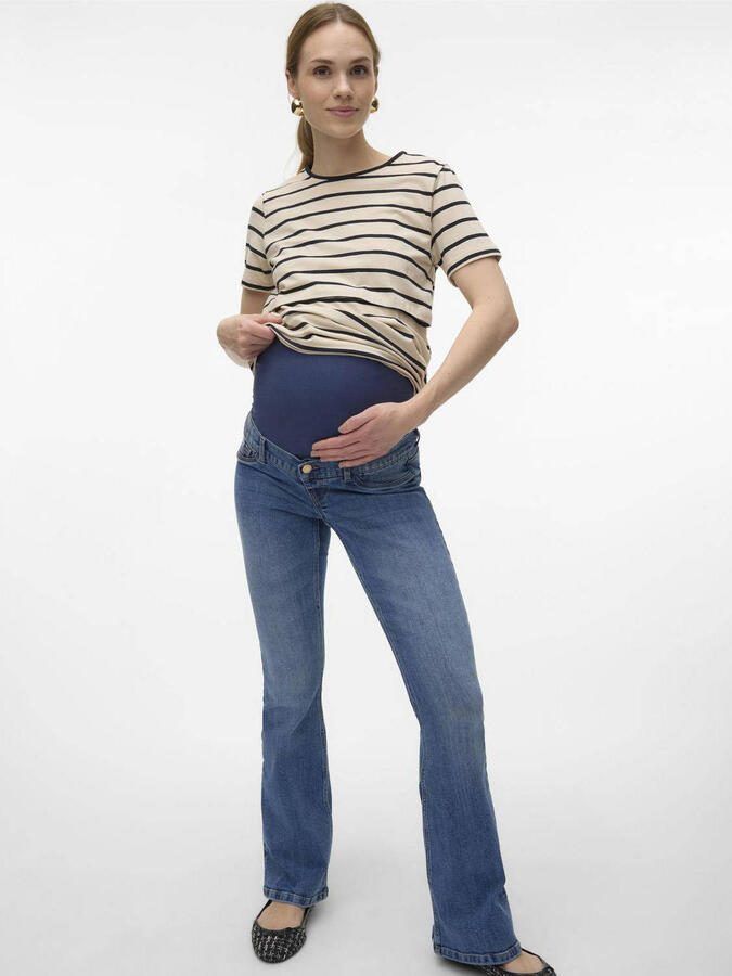 VERO MODA MATERNITY zwangerschaps flared jeans VMMSIGI medium blue denim - Foto 3