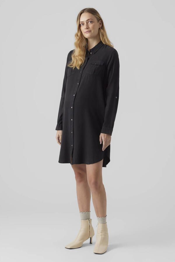 VERO MODA MATERNITY zwangerschaps jurk zwart - Foto 2
