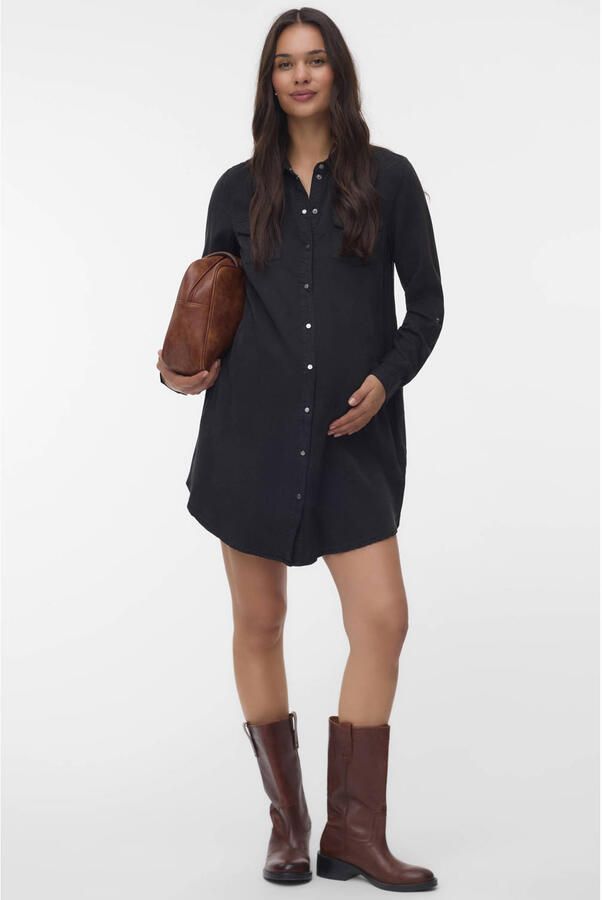 VERO MODA MATERNITY zwangerschaps jurk zwart - Foto 2