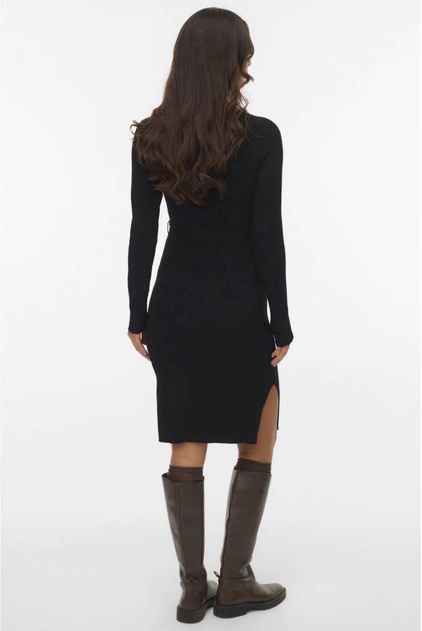 VERO MODA MATERNITY zwangerschaps midi jurk zwart - Foto 2