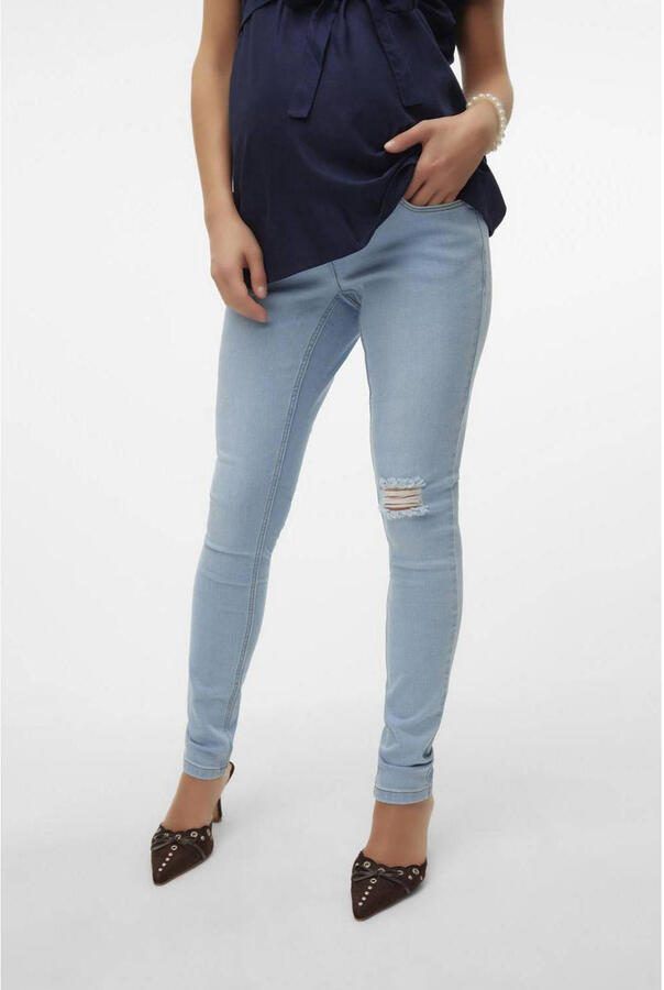 VERO MODA MATERNITY zwangerschaps skinny jeans VMMZIV medium blue Dames Denim XXL - Foto 2