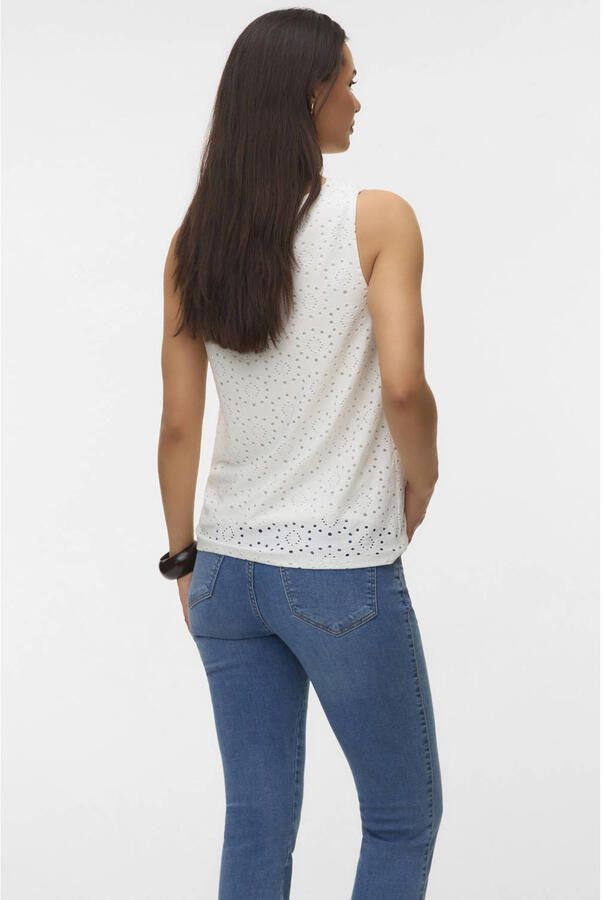 VERO MODA MATERNITY zwangerschaps top ajour wit - Foto 2