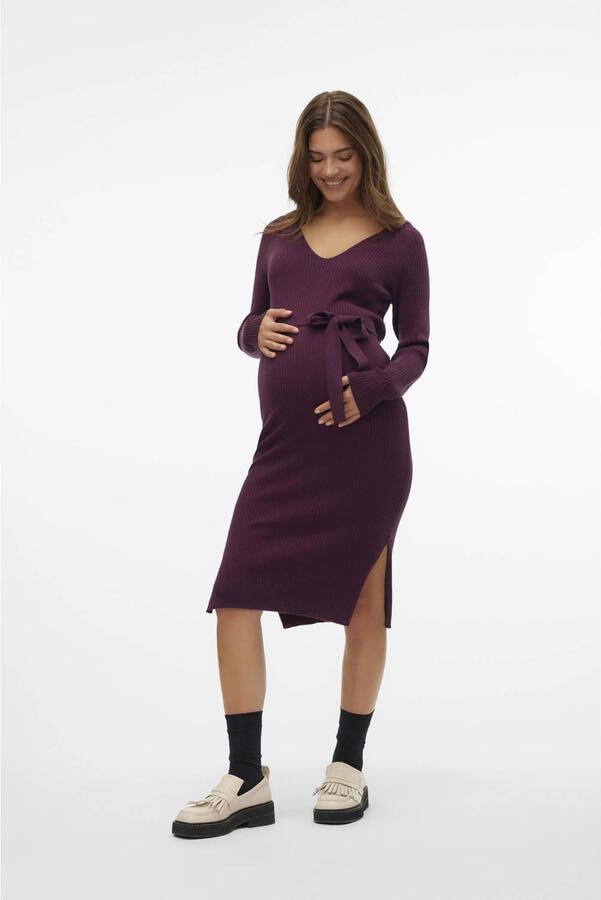 VERO MODA MATERNITY zwangerschapsjurk VMMSABA bruin - Foto 3