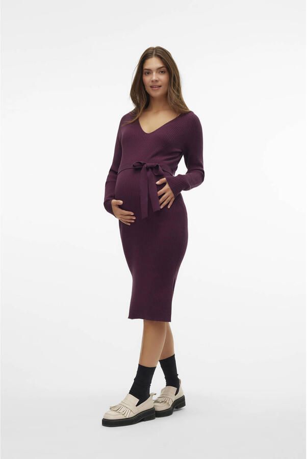 VERO MODA MATERNITY zwangerschapsjurk VMMSABA bruin - Foto 2