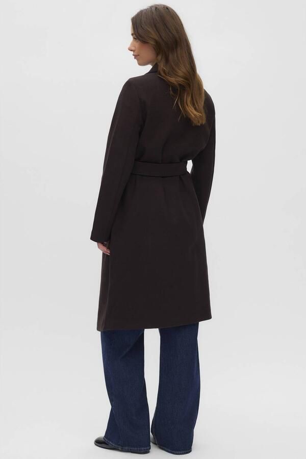 VERO MODA MATERNITY zwangerschapsmantel donkerbruin - Foto 3