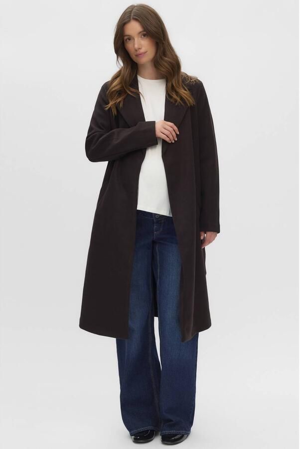 VERO MODA MATERNITY zwangerschapsmantel donkerbruin - Foto 2