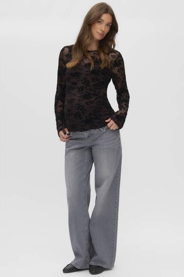 VERO MODA MATERNITY zwangerschapstop donkerbruin - Foto 2