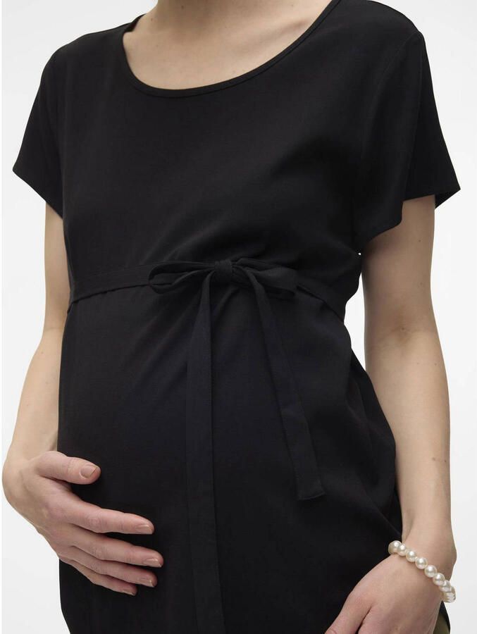 VERO MODA MATERNITY zwangerschapstop zwart Dames Viscose Ronde hals Effen XXL - Foto 2