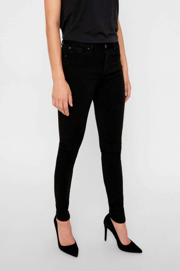 Vero Moda Vmlux NW Super S Jeans Ba037 Noos G: Zwart | Freewear Zwart Black Dames