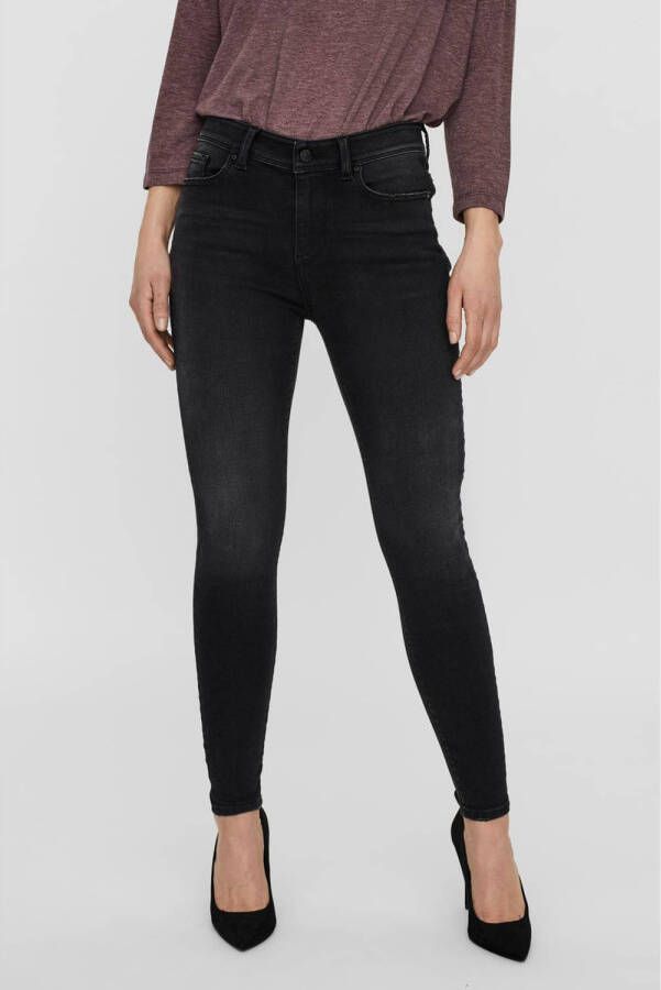 Vero Moda Dames skinny jeans vmpeach 1100 Zwart Dames
