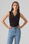 Vero Moda Shirt met V-hals VMROSA SL V-NECK TOP JRS NOOS - Thumbnail 1