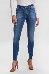 Vero Moda Vmpeach MR Skinny ANK CUT Ri3210 NO: Medium Blue Denim | Freewear Jeans Blauw Dames