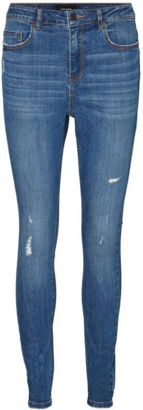 Vero Moda High waist jeans VMSOPHIA met kleine destroyed effecten