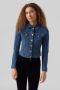 Vero Moda Outdoor Kort jeansjack met platte kraag model 'LUNA' - Thumbnail 1