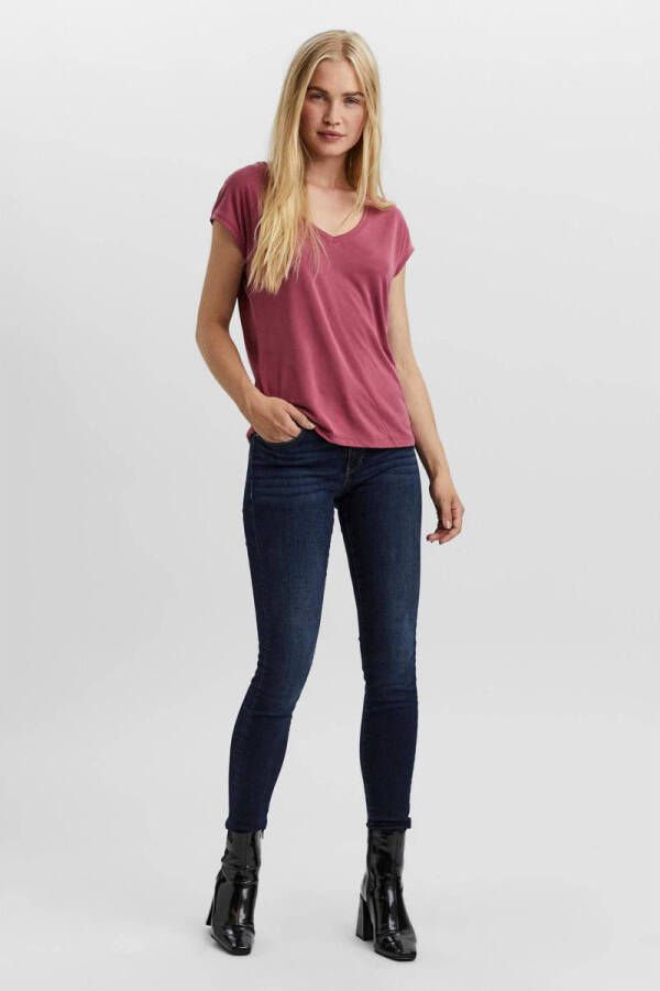 Vero Moda Shirt met V-hals VMFILLI SS V-NECK TEE GA