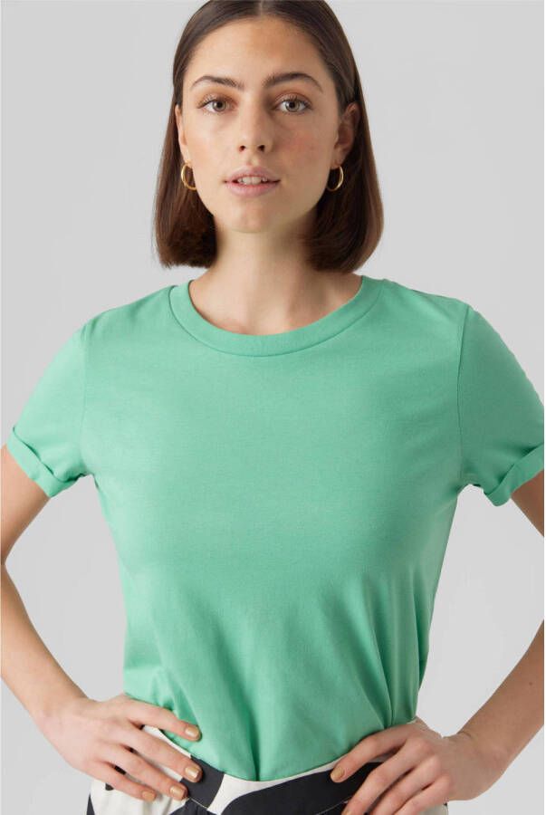 Vero Moda Shirt met korte mouwen VMPAULA S S T-SHIRT NOOS