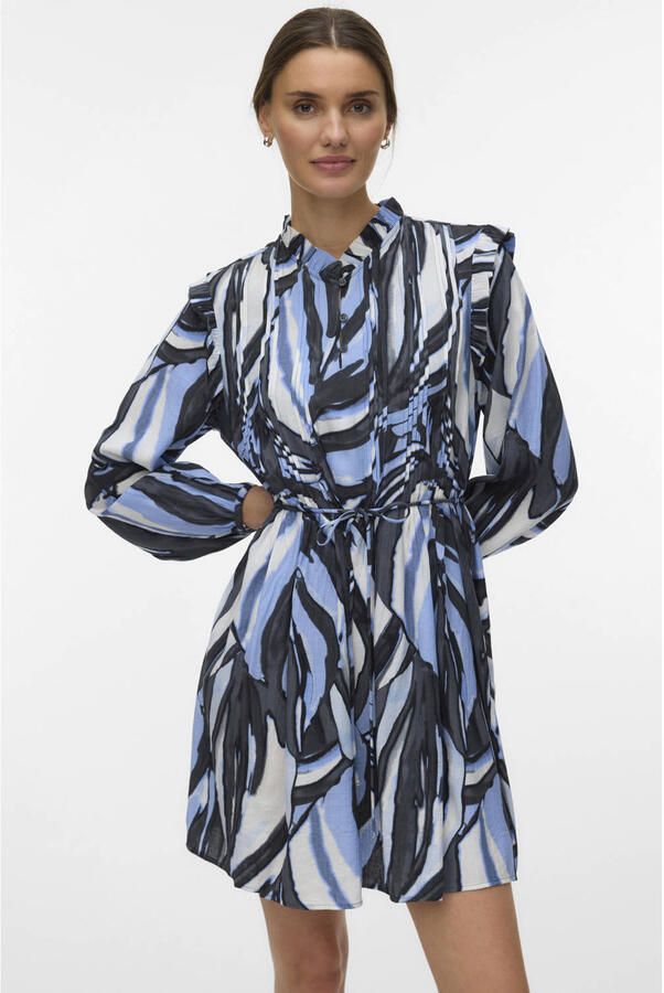VERO MODA A-lijn jurk blauw