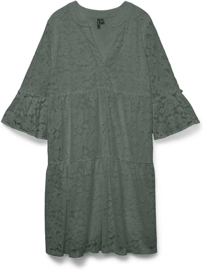 Vero Moda loose fit kanten jurk van katoenmix model 'HONEY' - Foto 2