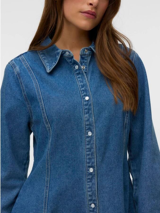Vero Moda Getailleerde vrijetijdsjurk van katoenmix model 'JESSIE' - Foto 2