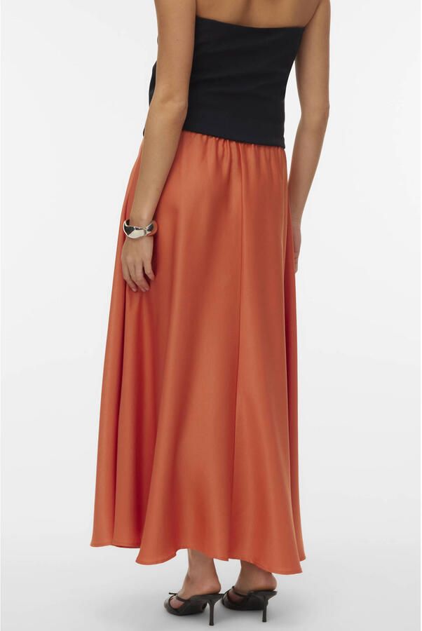 VERO MODA A-lijn rok koraalrood