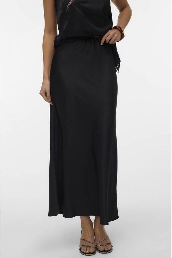 Vero Moda Uitlopende maxi-rok met elastische band model 'MERLE' - Foto 3