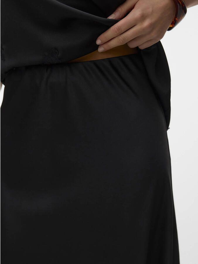 Vero Moda Uitlopende maxi-rok met elastische band model 'MERLE' - Foto 2