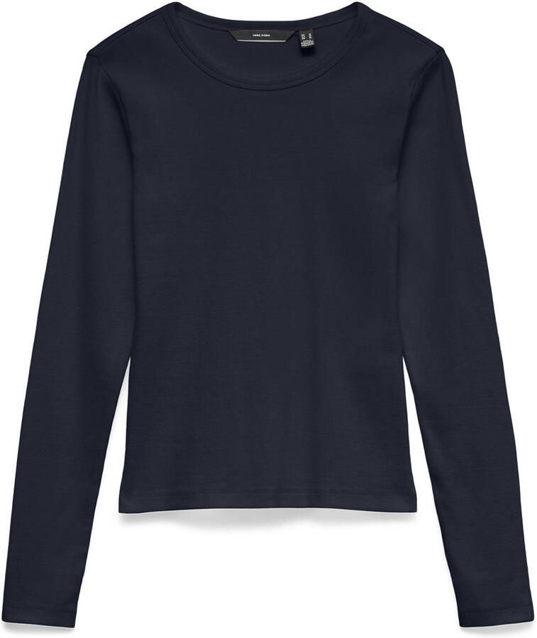 VERO MODA aansluitende top donkerblauw
