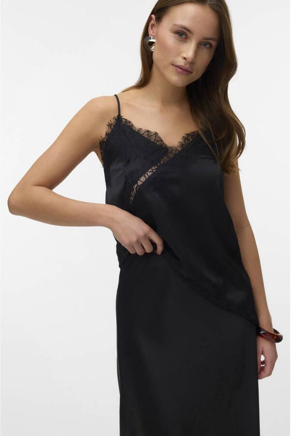 VERO MODA asymmetrische top zwart