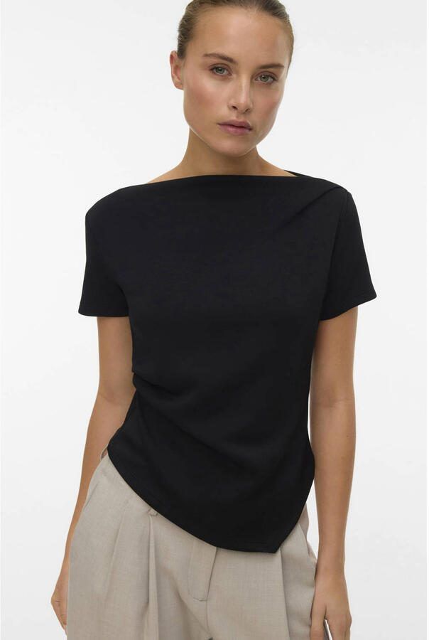 VERO MODA asymmetrische top zwart