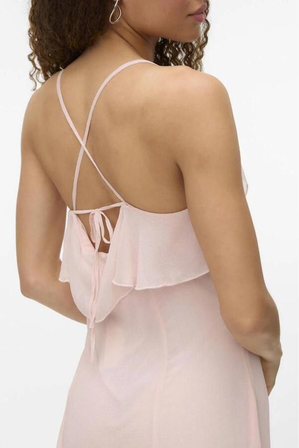 Vero Moda Soepele maxi-jurk met ruches model 'CAMILLE' - Foto 2