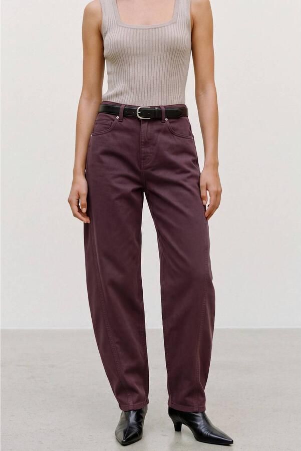 VERO MODA barrel jeans bruin - Foto 2