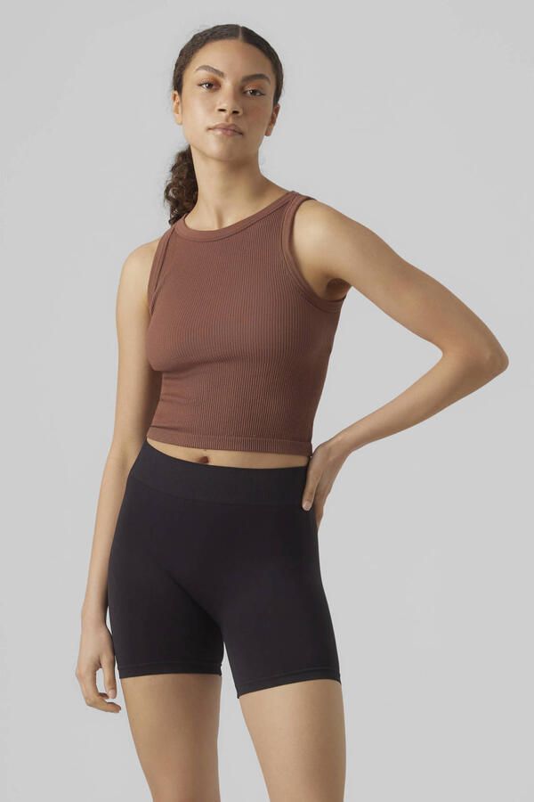 Vero Moda Zwarte Polyamide Shorts Lente Zomer Collectie Black Dames - Foto 3