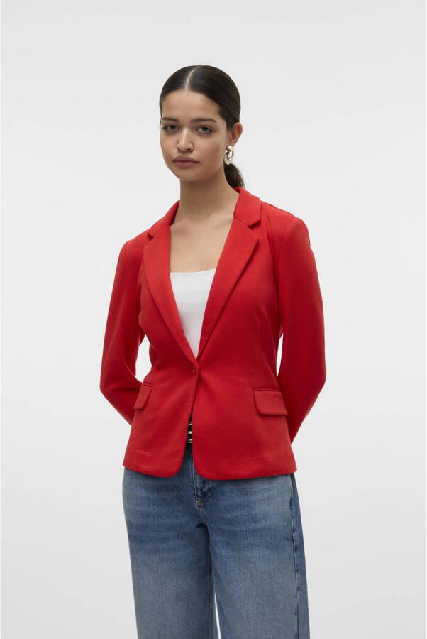 Vero Moda Regular fit blazer met katoen model 'JULIA' - Foto 2