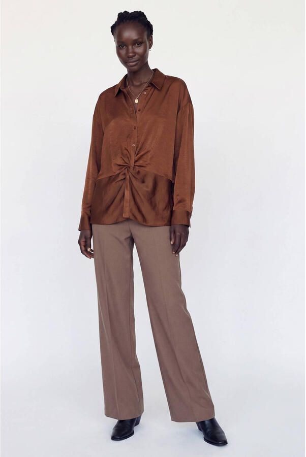 VERO MODA blouse bruin