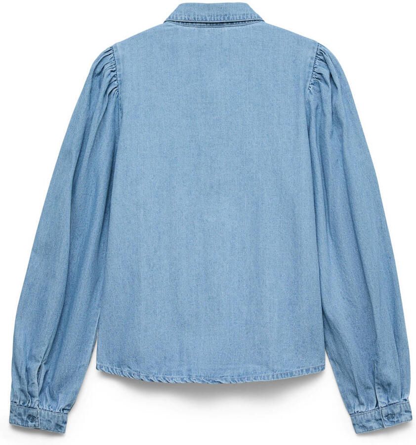 VERO MODA blouse lichtblauw - Foto 2