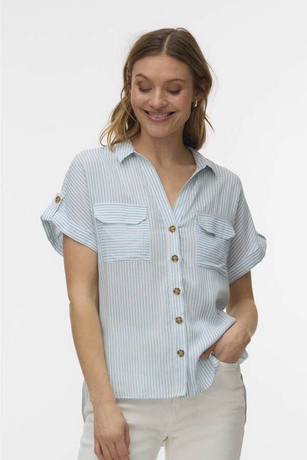 Vero moda Vmbumpy Ss Blouse Dames