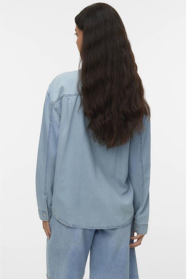 VERO MODA blouse lichtblauw - Foto 2