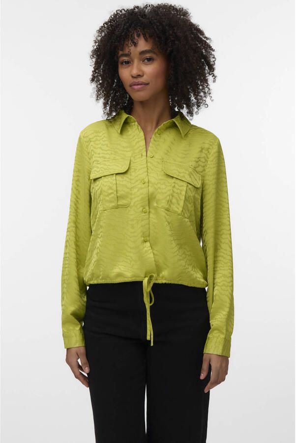 Vero Moda Marys Kira Tie LS Shirt Dames