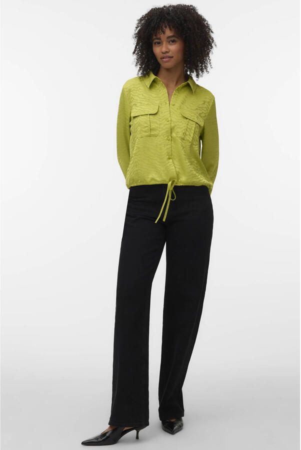 Vero Moda Marys Kira Tie LS Shirt Dames - Foto 3